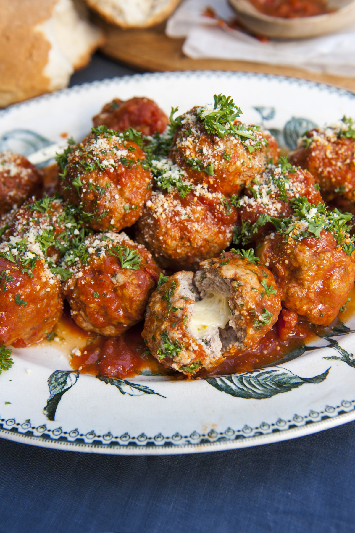 Bocconcini Stuffed Meatballs — La Casa Del Formaggio