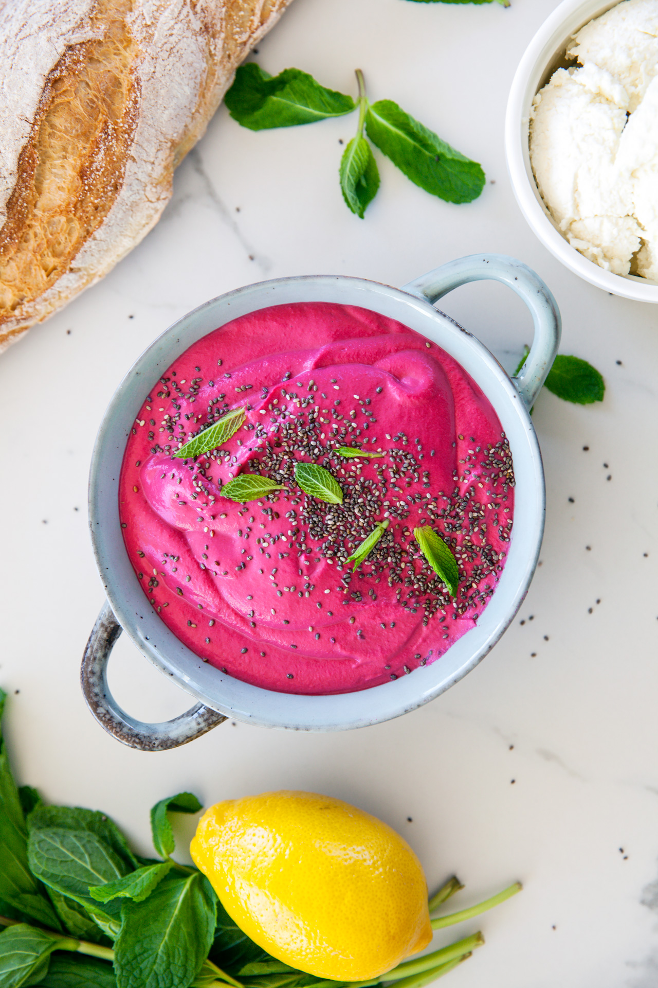 Beetroot Ricotta Dip — La Casa Del Formaggio